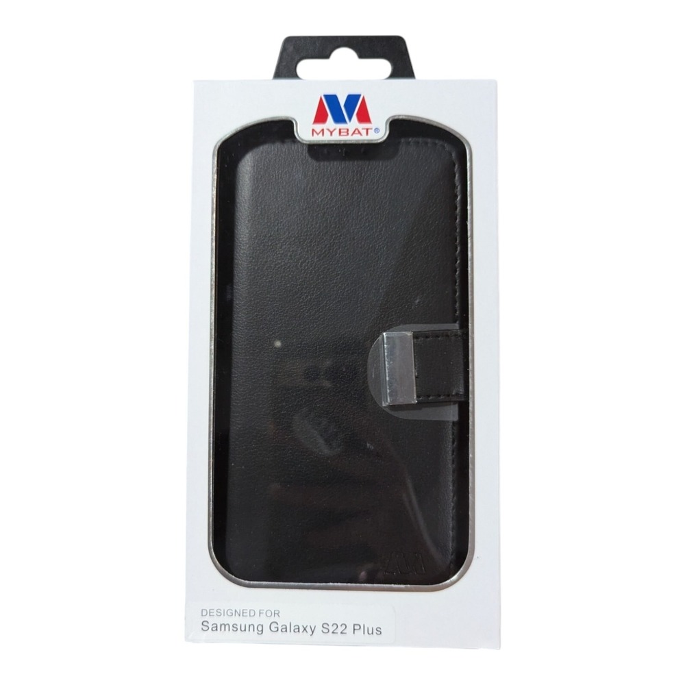 H2. Mybat My‎ Jacket Wallet Case For Samsung Galaxy S22 Plus - Black